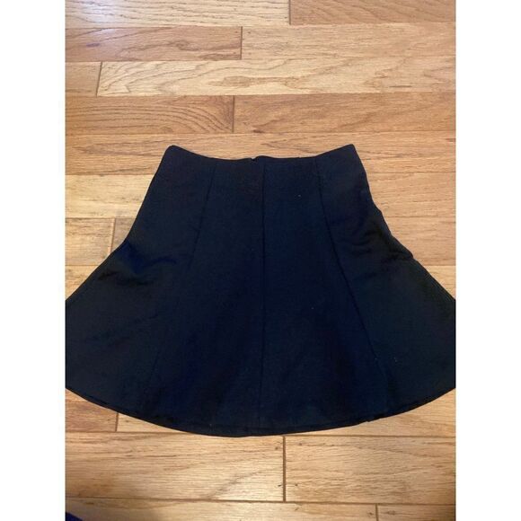 Banana Republic, women's black mid-rise skater skirt size 25/0P - Picture 1 of 9